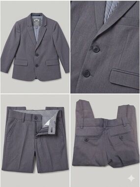 Appaman Gray Boys Blazer & pants Set